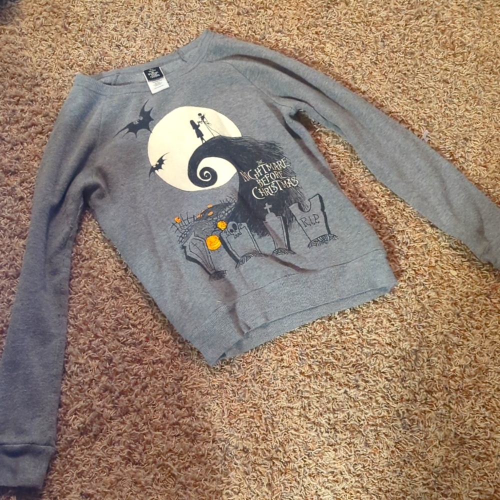 The Nightmare Before Christmas Crew Neck Sweatshirt